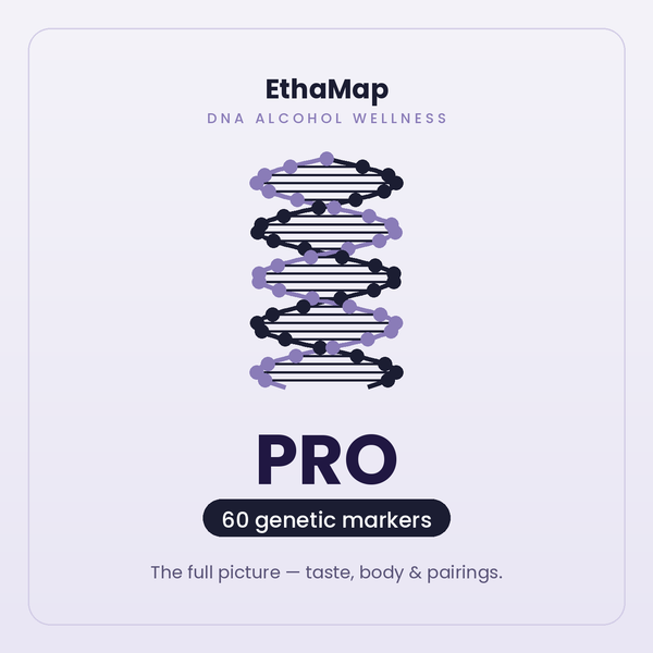 EthaMap Pro - DNA Alcohol Wellness Report (60 markers)