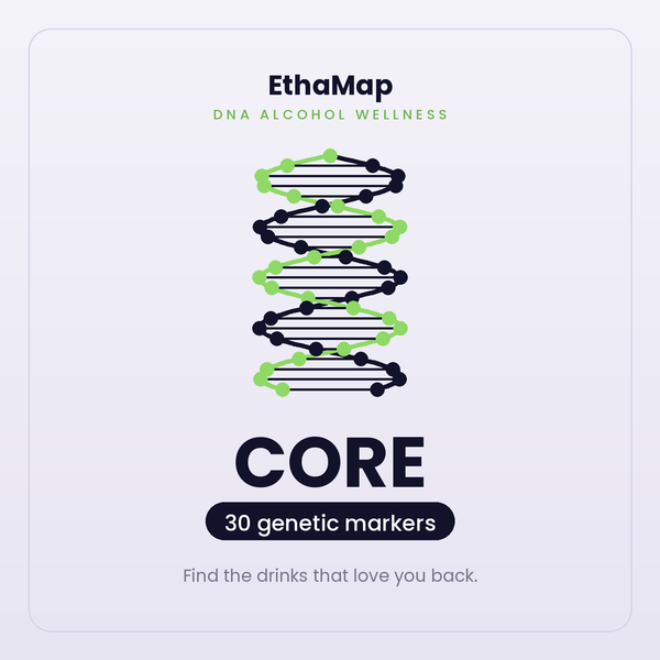 EthaMap Core - DNA Alcohol Wellness Report (30 markers)
